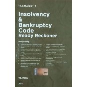 Taxmann's Insolvency and Bankruptcy Code Ready Reckoner 2024 by V. S. Datey